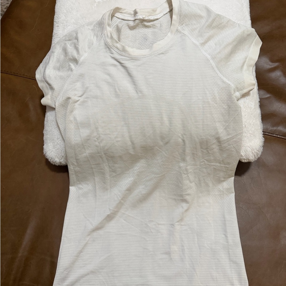 lululemon athletica White Short Sleeve Tee